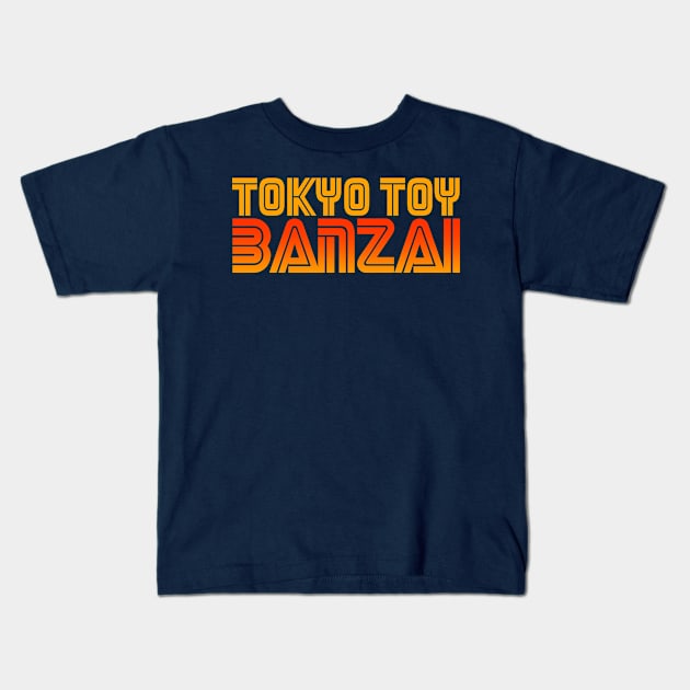 TOKYO TOY BANZAI "SUNSET" LOGO Kids T-Shirt by TOKYO TOY BASTARD TEE BODEGA